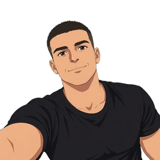 Illustrazione dell'avatar Kana con sorriso complice e sguardo diretto verso chi legge.
