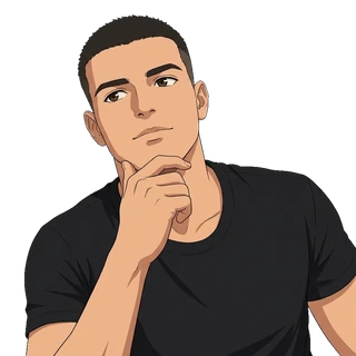 Illustrazione dell'avatar Kana pensieroso, sguardo leggermente di lato.